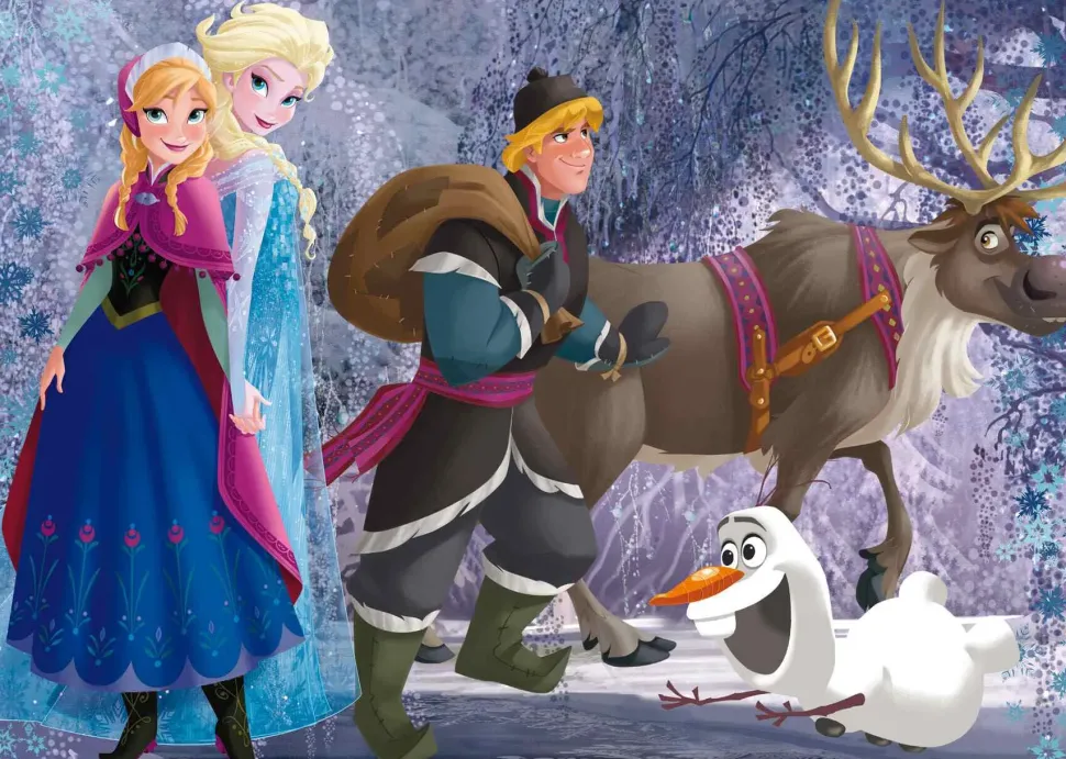 Disney Puzzle Df Maxi Floor 108 Frozen On The Walk