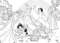 Disney Puzzle Df Maxi Floor 24 Princess
