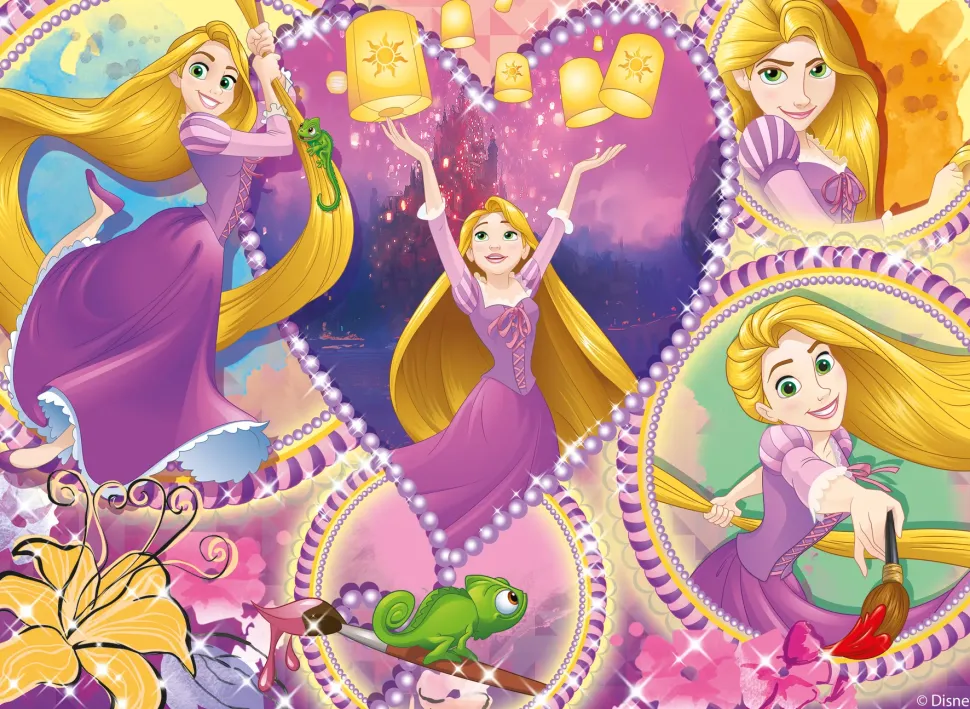 Disney Puzzle Maxifloor 4 X 48 Princess