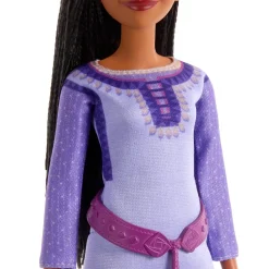 Disney Wish Asha Di Rosas, Bambola Snodata Con Capelli Intrecciati E Accessori