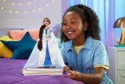 Disney Wish Regina Amaya Di Rosas, Bambola Snodata Con Abito Regale, Corona E Accessori