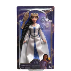 Disney Wish Regina Amaya Di Rosas, Bambola Snodata Con Abito Regale, Corona E Accessori