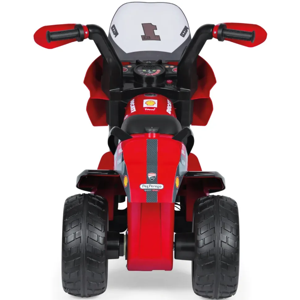 Divertimento In Pole Position Con La Moto Elettrica Ducati Con Luci E Suoni Peg Perego
