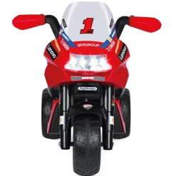 Divertimento In Pole Position Con La Moto Elettrica Ducati Con Luci E Suoni Peg Perego