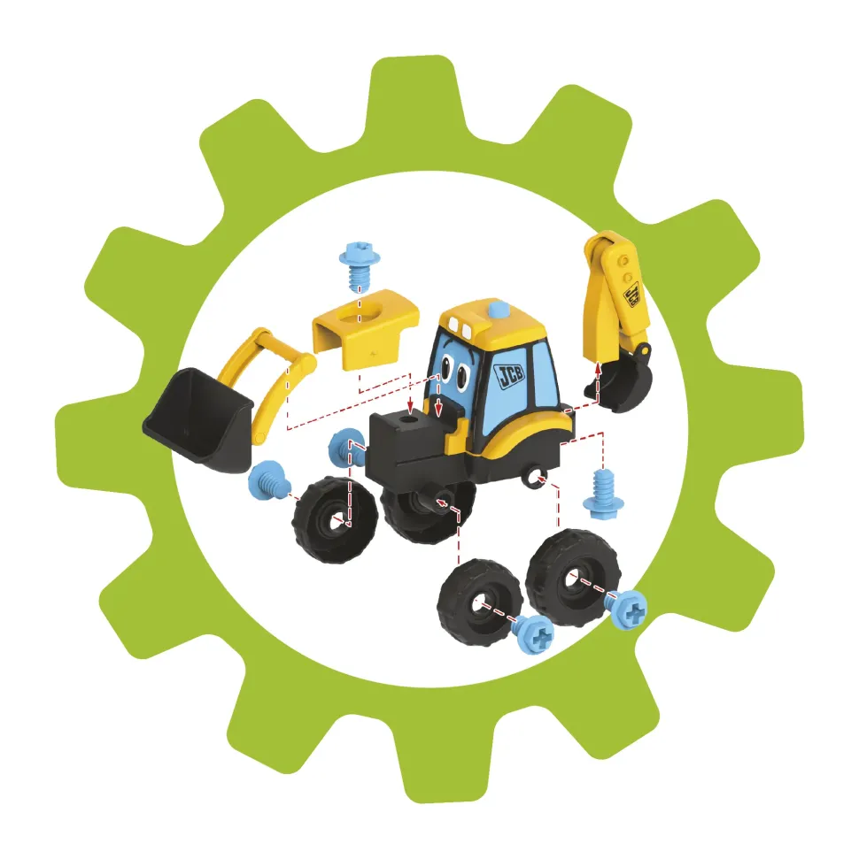 Escavatore Jcb Con Trapano Avvitatore