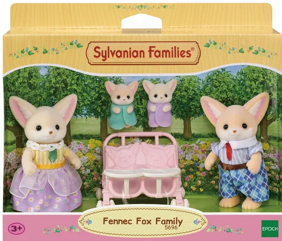 Famiglia Volpe Fennec Personaggi E Playset Del Meraviglioso Mondo Sylvanian Families