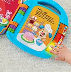Fisher Price- Libro Delle Canzoncine Ridi E Impara, Imparare Parole, Lettere E Numeri, Bambini Dai 6 Mesi