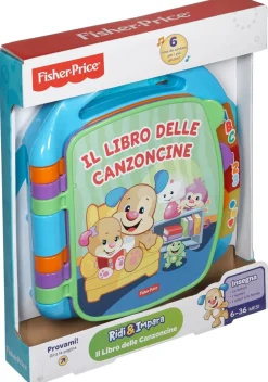 Fisher Price- Libro Delle Canzoncine Ridi E Impara, Imparare Parole, Lettere E Numeri, Bambini Dai 6 Mesi