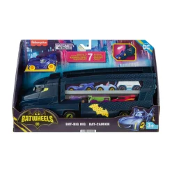 Fisher-Price Dc Batwheels Bat-Autotreno, Playset Autotreno Con Rampa E Veicolo Bam Batmobile