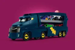 Fisher-Price Dc Batwheels Bat-Autotreno, Playset Autotreno Con Rampa E Veicolo Bam Batmobile