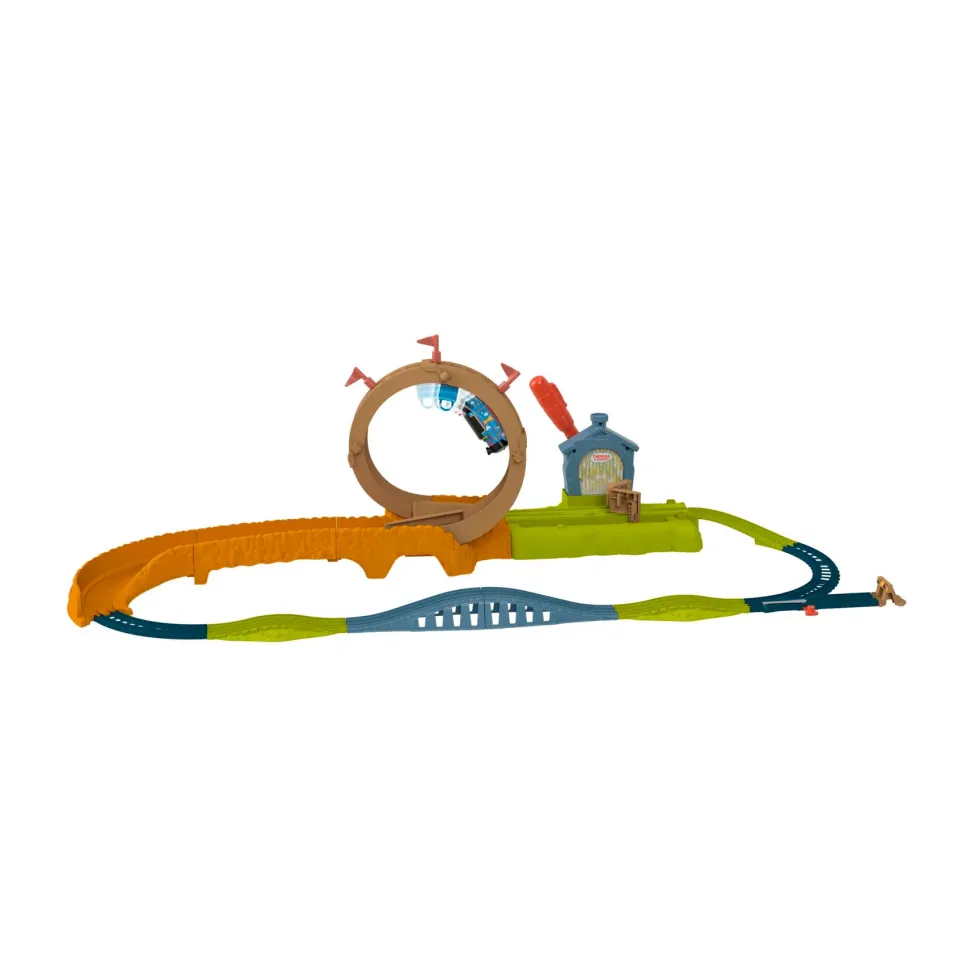 Fisher-Price Il Trenino Thomas Super Loop Lancia E Sfreccia, Pista Con Trenino Motorizzato, Per Bambini Dai 3 Anni In Su