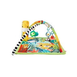 Fisher-Price Palestrina Sensoriale Cuccioli Della Natura 3-In-1, Tappetino Per Giocare Dalla Nascita Fino Ai Primi Passi Con 5 Giochi Sensoriali, Luci, Suoni, Giocattolo, 0+ Anni, Hjw08