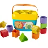 Fisher-Price, Secchiello Con Cercaforme, 10 Blocchi Assortiti, Bambini 6 Mesi+