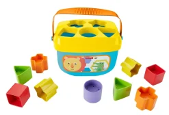 Fisher-Price, Secchiello Con Cercaforme, 10 Blocchi Assortiti, Bambini 6 Mesi+