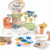 Flower Market Laboratorio Dei Fiori, +3 Anni, Crea I Tuoi Fiori, 104 Accessori, Made In France