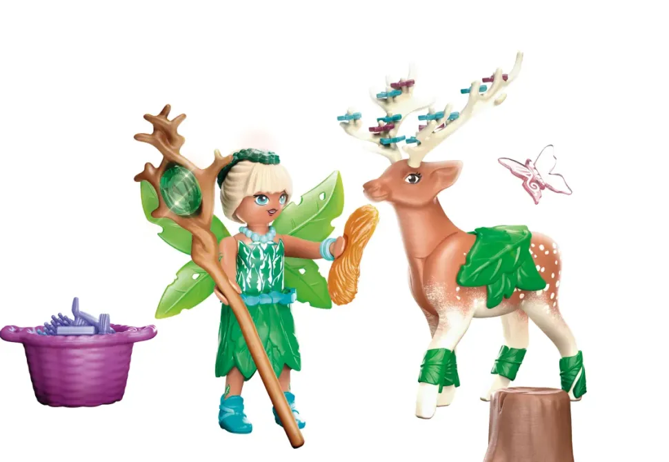 Forest Fairy E Il Suo Compagno Animale
