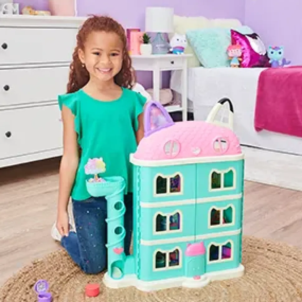 Gabby'S Dollhouse | Playset Casa Delle Bambole Di Gabby | Giochi Gabby'S Dollhouse Per Bambini Dai 3 Anni In Su | Con Luci E Suoni