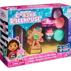 Gabby'S Dollhouse, Stanza Baby Box Craft-A-Riffic Con Il Personaggio Gatto Baby Scatola, Accessori, Mobili E Scatole Con Sorpresa, Per Bambini Dai 3 Anni In Su