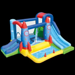 Gonfiabile Con Scivolo Spazio