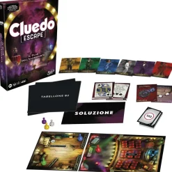 Hasbro Gaming Cluedo Escape Il Club Dell'Illusionista, Gioco Di Mistero In Versione Escape Room