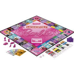 Hasbro Gaming Monopoly Barbie, Gioco Da Tavolo, Giochi Per Famiglie Per 2-6 Giocatori, Dagli 8 Anni In Su