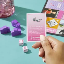 Hasbro Gaming Monopoly Barbie, Gioco Da Tavolo, Giochi Per Famiglie Per 2-6 Giocatori, Dagli 8 Anni In Su