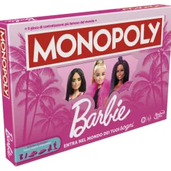 Hasbro Gaming Monopoly Barbie, Gioco Da Tavolo, Giochi Per Famiglie Per 2-6 Giocatori, Dagli 8 Anni In Su