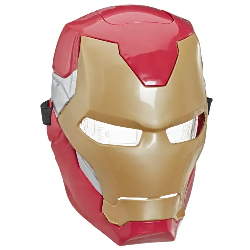 Hasbro Marvel Avengers, Maschera Flip Fx Di Iron Man, Con Effetti Luminosi, Replica Per Giochi D'Imitazione