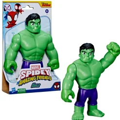 Hasbro Marvel Spidey E I Suoi Fantastici Amici Action Figure Di Supersized Hulk, Giocattolo Per Eta Prescolare Dai 3 Anni In Su
