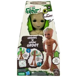 Hasbro Marvel Studios I Am Groot, Groot Balla E Cresce, Action Figure Interattiva Da 34 Cm, Giocattoli Marvel