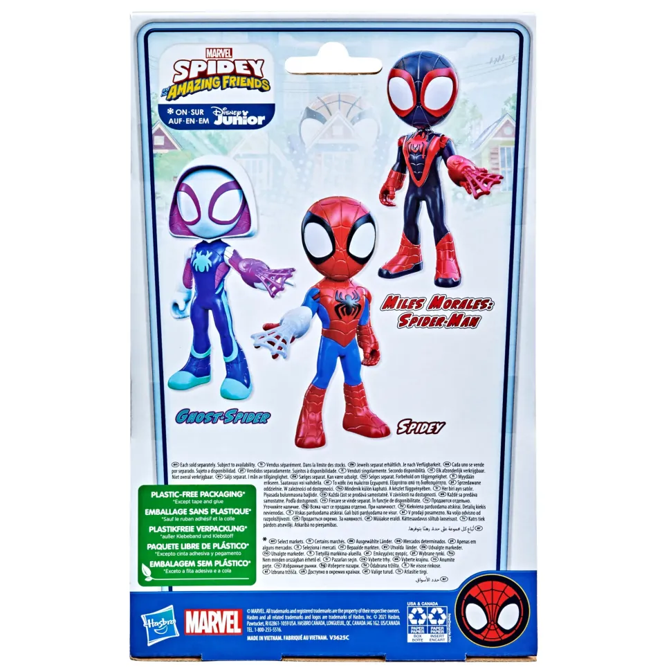 Hasbro Spidey E I Suoi Fantastici Amici Mega Ghost-Spider, Action Figure Da 22,5 Cm, Dai 3 Anni In Su
