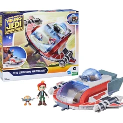 Hasbro Star Wars Nave The Crimson Firehawk E Action Figure, Giocattoli Di Star Wars, Giocattoli Per Eta Prescolare (43 Cm)