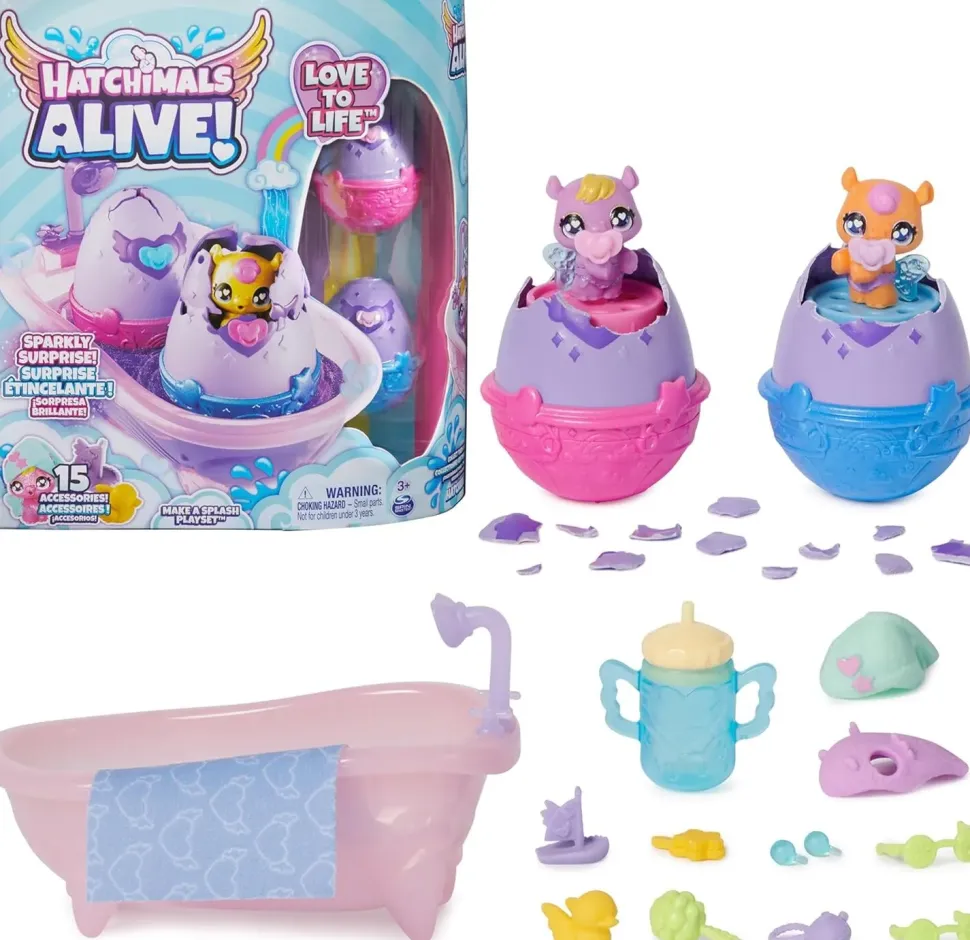 Hatchimals Pack Da 2 E Vasca Bagno