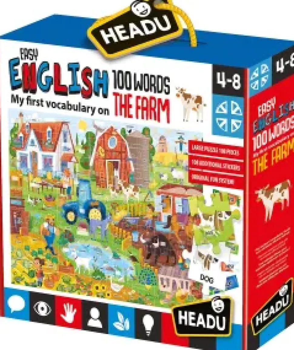 Headu Easy English 100 Words Farm