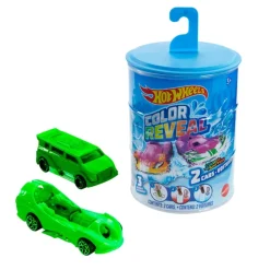 Hot Wheels Color Reveal Confezione Da 2 Veicoli In Scala 1:64, Macchinine Cambia Colorea Sorpresa, 4+Anni