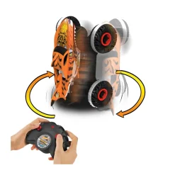 Hot Wheels Monster Trucks Tiger Shark L'Inarrestabile Veicolo Radiocomandato, Fuoristrada 4 4 Radiocomandato, Giocattolo Per Bambini Dai 4 Anni In Su