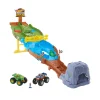 Hot Wheels Monster Trucks Torneo Dei Titani Playset Con Monster Truck Bigfoot E Gunkster Per Sfide Testa A Testa, Giocattolo Per Bambini Dai 4 Anni In Su