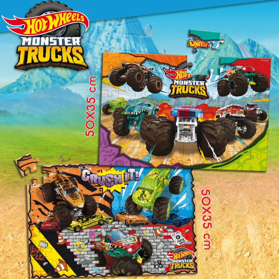 Hot Wheels Puzzle Maxifloor 2 X 60