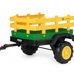 John Deere Peg Perego Dual Force Trailer E Il Rimorchio Per Il Trattore John Deere Dual Force.