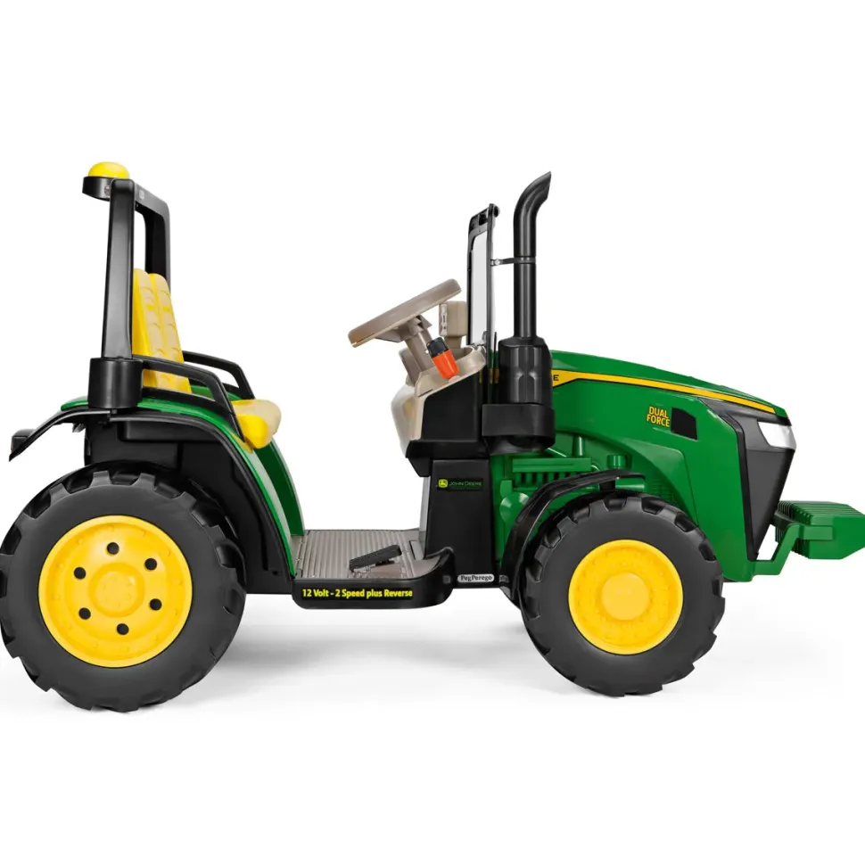 John Deere Peg Perego Dual Force Il Trattore Elettrico A 2 Posti Super Potente