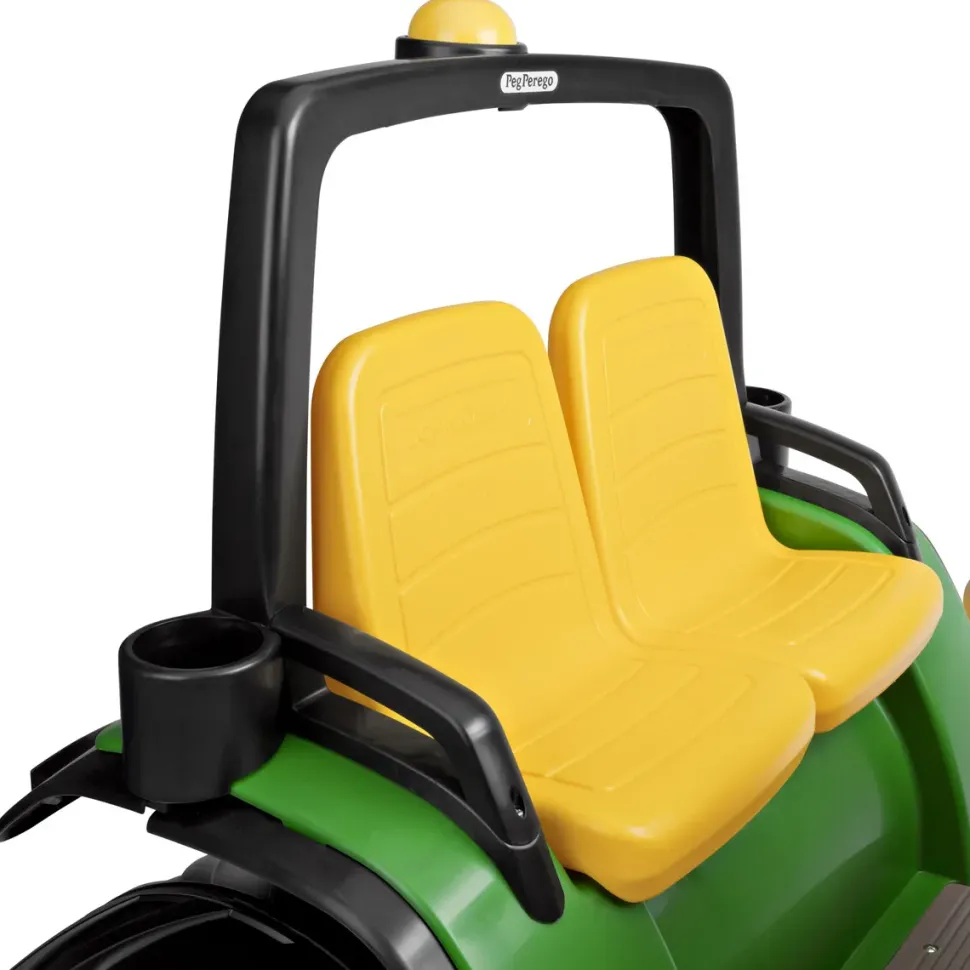 John Deere Peg Perego Dual Force Il Trattore Elettrico A 2 Posti Super Potente