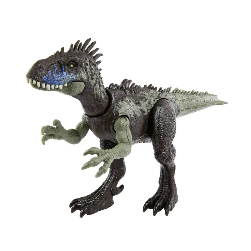 Jurassic World Ruggito Selvaggio, Driptosauro, Con Suoni E Mosse D'Attacco, Dimensioni Medie, Snodato E Con Gioco Digitale , Giocattolo Per Bambini, 4+ Anni, Hlp15