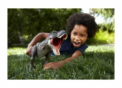 Jurassic World Tyrannosaurus Rex Devasta E Divora, Giocattolo Per Bambini 4+ Anni
