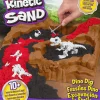 Kinetic Sand, Dino Dig Playset Con 10 Ossa Di Dinosauri Nasclste