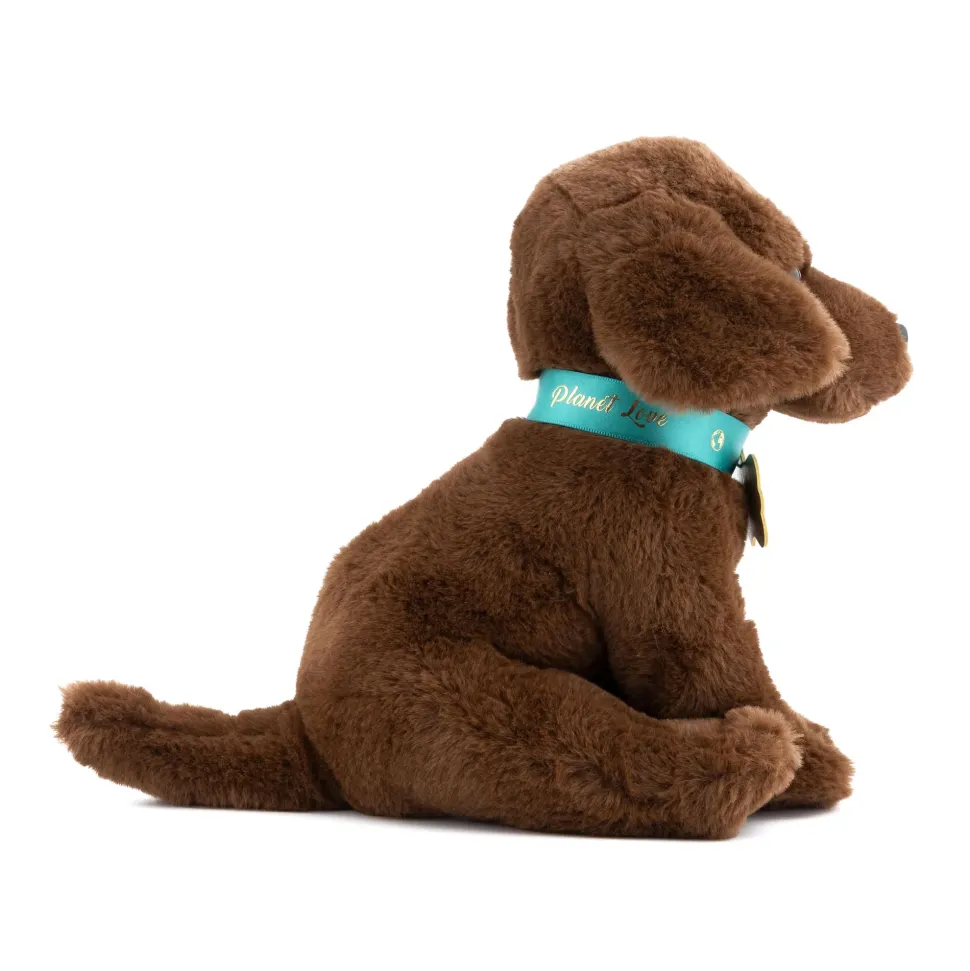 Labrador Di Peluche Planet Love 100% Da Plastica Riciclata, 25 Cm