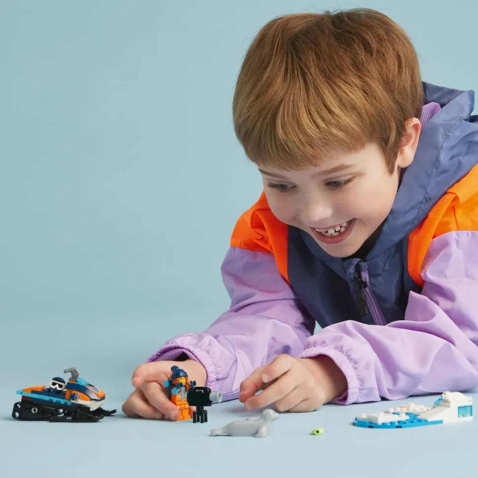 Lego City 60376 Gatto Delle Nevi Artico, Gioco Per Bambini 5+ Anni, Costruzioni Con Veicolo, Foche E Minifigure, Idea Regalo