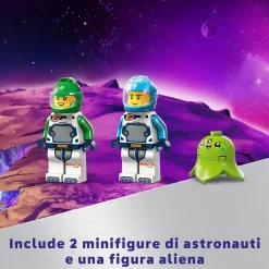 Lego City 60429 Navetta Spaziale E Scoperta Di Asteroidi, Gioco Per Bambini 4+ Con Astronave Giocattolo, Gru E 2 Minifigure