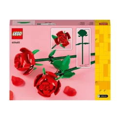 Lego Creator 40460 Rose Set Fiori Finti Compatibile Con Bouquet Di Fiori Artificiali, Regalo Di San Valentino Per Lei O Lui