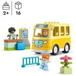 Lego Duplo 10988 Lo Scuolabus, Gioco Educativo Con Veicolo E Personaggi, Regalo Didattico Per Bambini E Bambine Da 2+ Anni