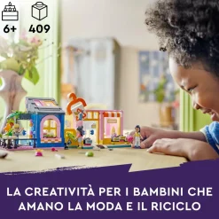 Lego Friends 42614 Boutique Vintage, Giochi Per Bambini Da 6 Anni Con Negozio Giocattolo Di Moda, 3 Mini Bamboline E Un Gatto